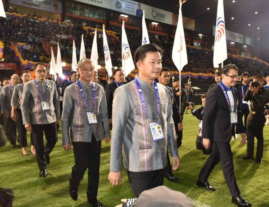 📣 พช.ราชบุรีร่วมพิธีเปิดการแข่งขันกีฬาเยาวชนแห่งชาติ ครั้งที่ 39 ” ราชบุรีเกมส์ “