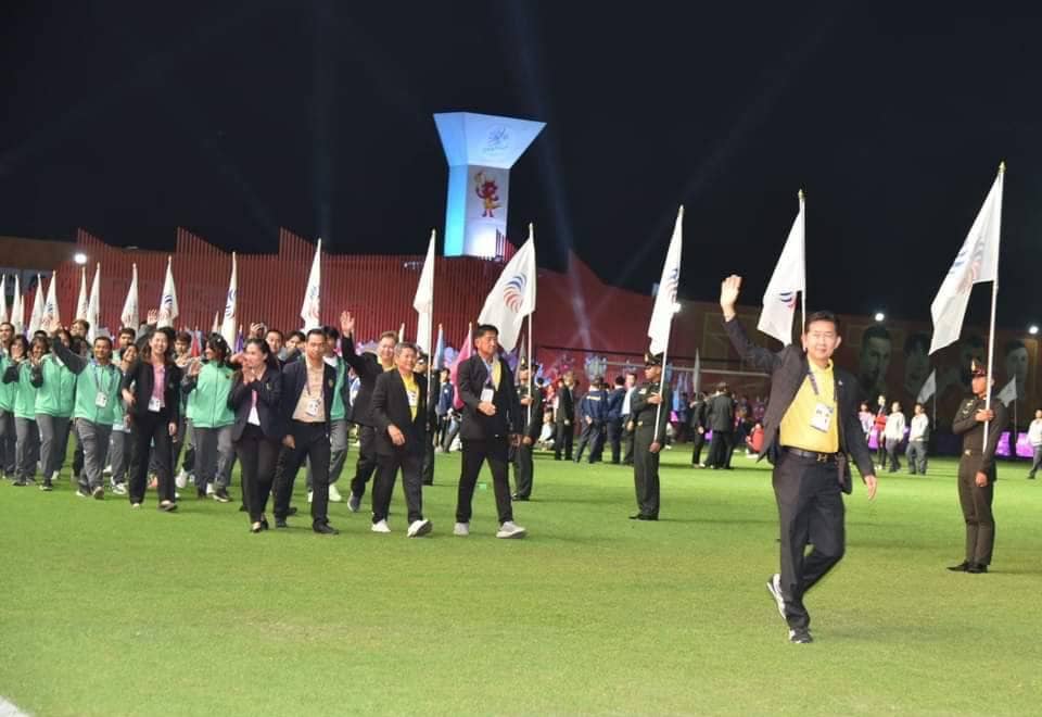 📣 พช.ราชบุรีร่วมพิธีเปิดการแข่งขันกีฬาเยาวชนแห่งชาติ ครั้งที่ 39 ” ราชบุรีเกมส์ “