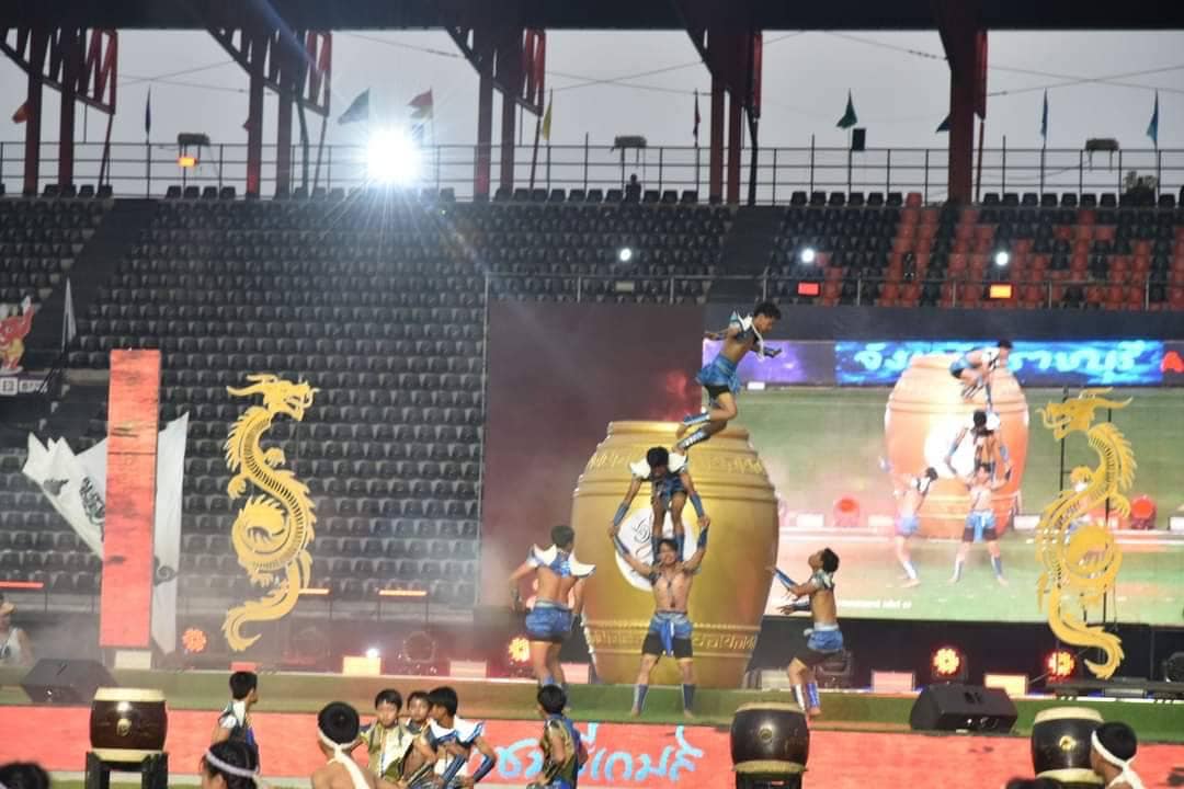 📣 พช.ราชบุรีร่วมพิธีเปิดการแข่งขันกีฬาเยาวชนแห่งชาติ ครั้งที่ 39 ” ราชบุรีเกมส์ “