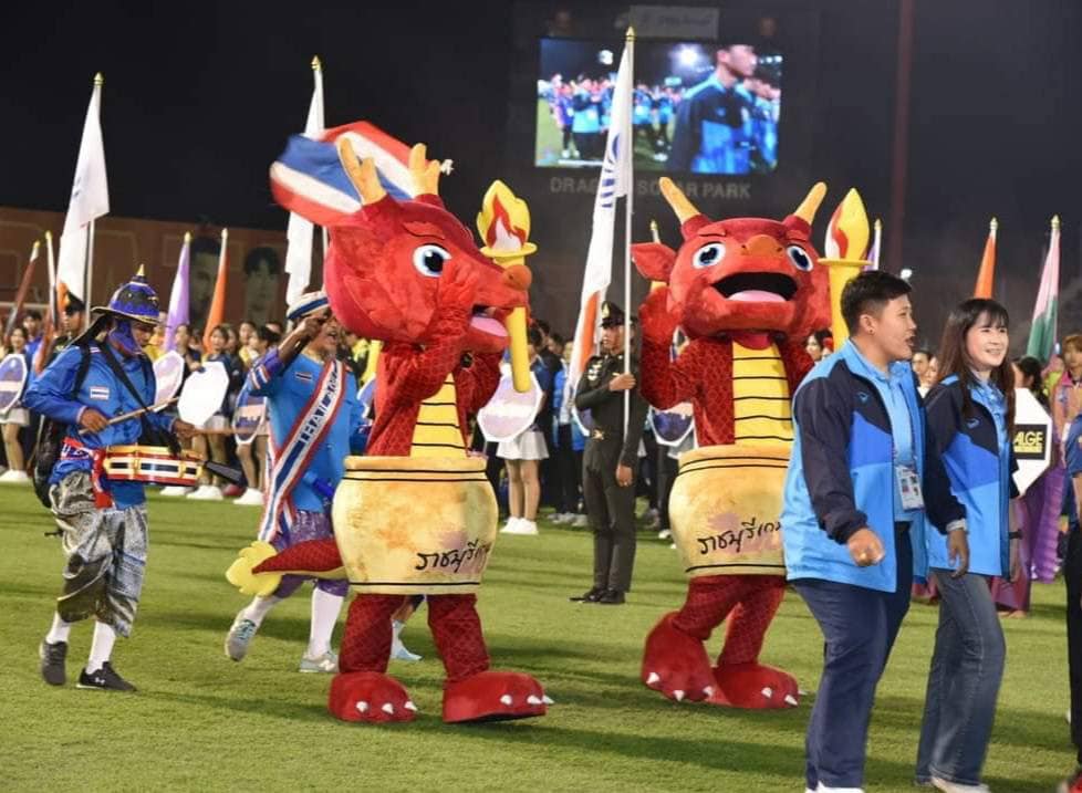 📣 พช.ราชบุรีร่วมพิธีเปิดการแข่งขันกีฬาเยาวชนแห่งชาติ ครั้งที่ 39 ” ราชบุรีเกมส์ “