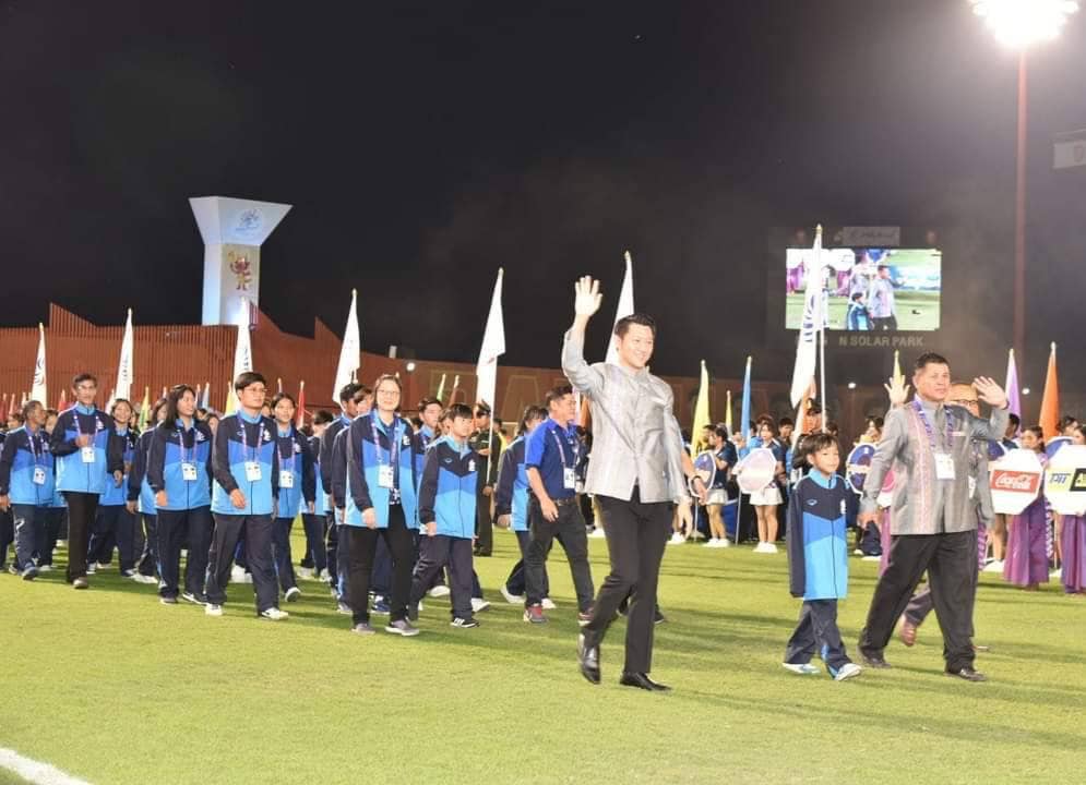 📣 พช.ราชบุรีร่วมพิธีเปิดการแข่งขันกีฬาเยาวชนแห่งชาติ ครั้งที่ 39 ” ราชบุรีเกมส์ “