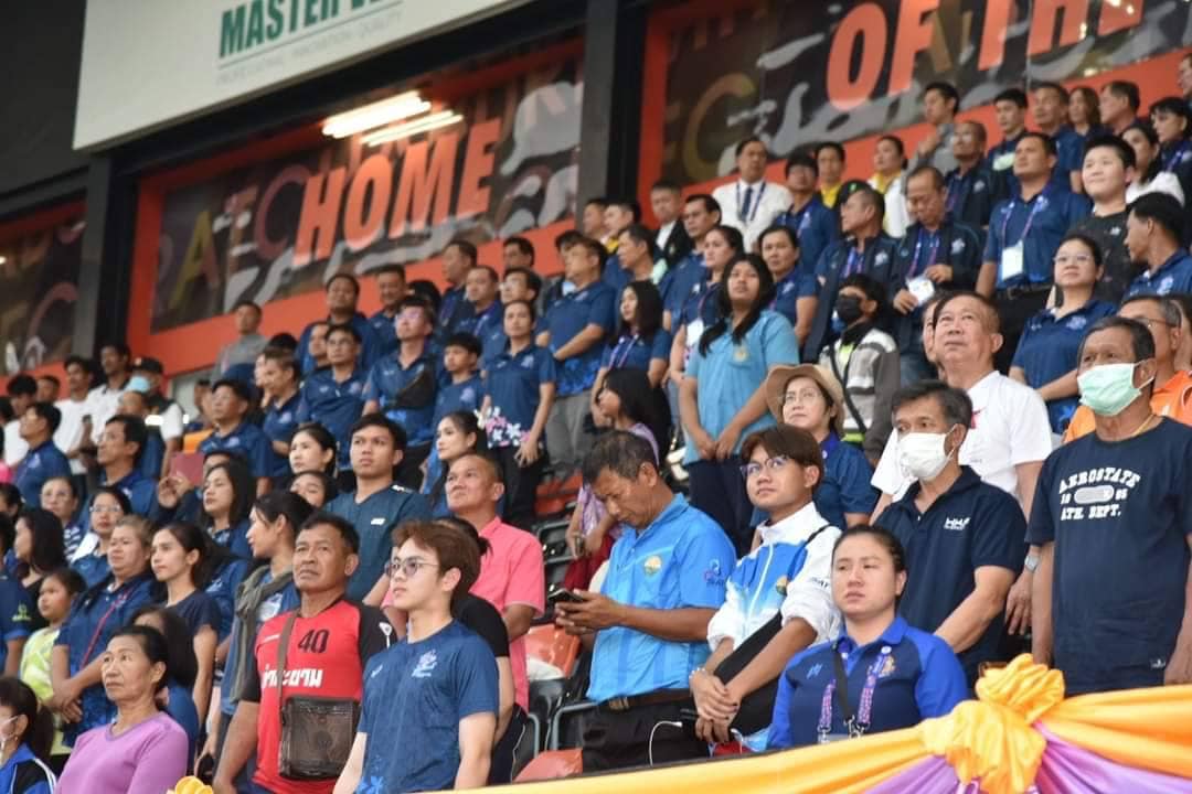 📣 พช.ราชบุรีร่วมพิธีเปิดการแข่งขันกีฬาเยาวชนแห่งชาติ ครั้งที่ 39 ” ราชบุรีเกมส์ “