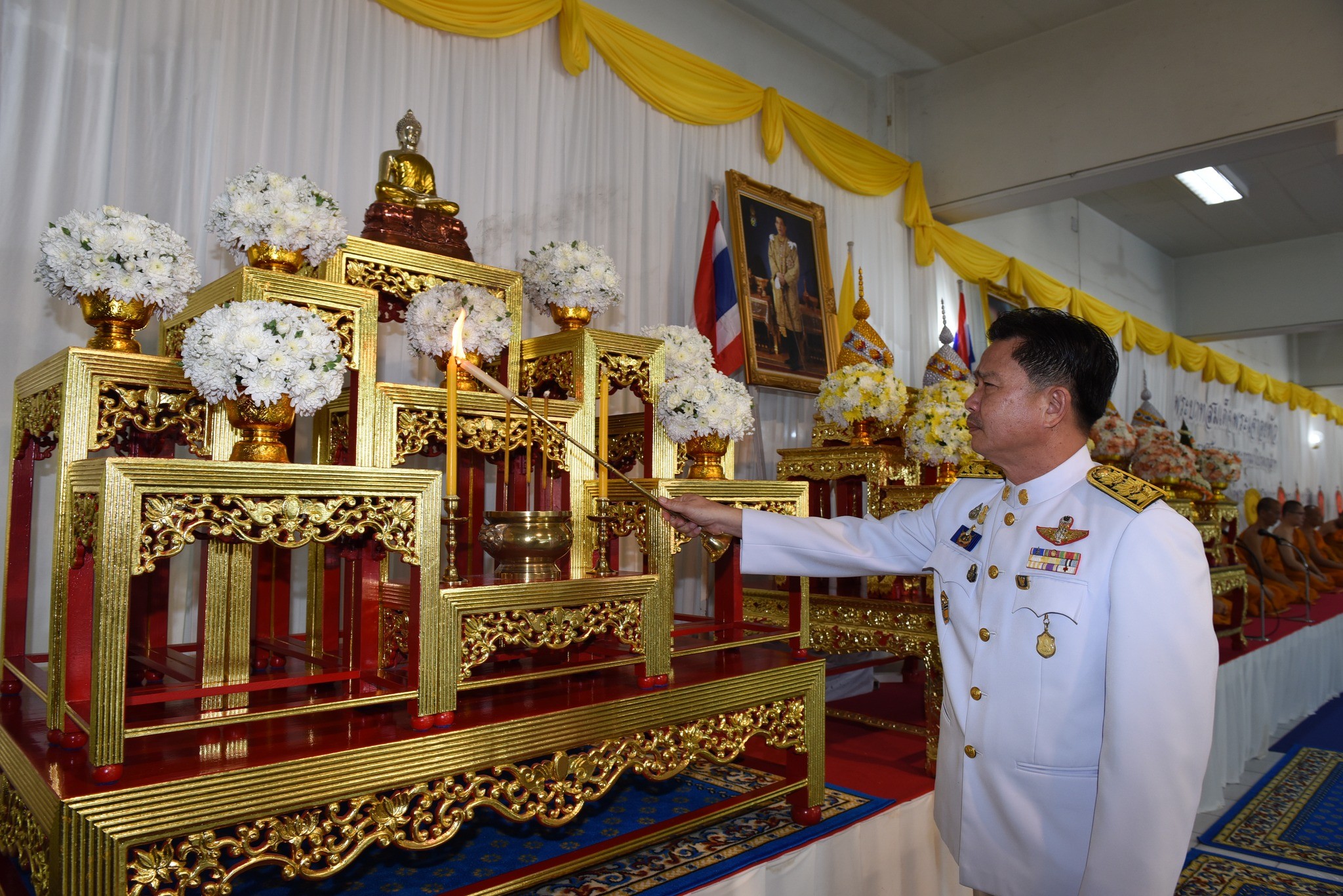 📣 พช.ราชบุรี ร่วมพิธีถวายภัตตาหารพระราชทานของพระบาทสมเด็จพระเจ้าอยู่หัว แด่พระภิกษุสามเณร ผู้เข้าสอบบาลีสนามหลวง ครั้งที่ 1 ครั้งหลัง ปี พ.ศ. 2567