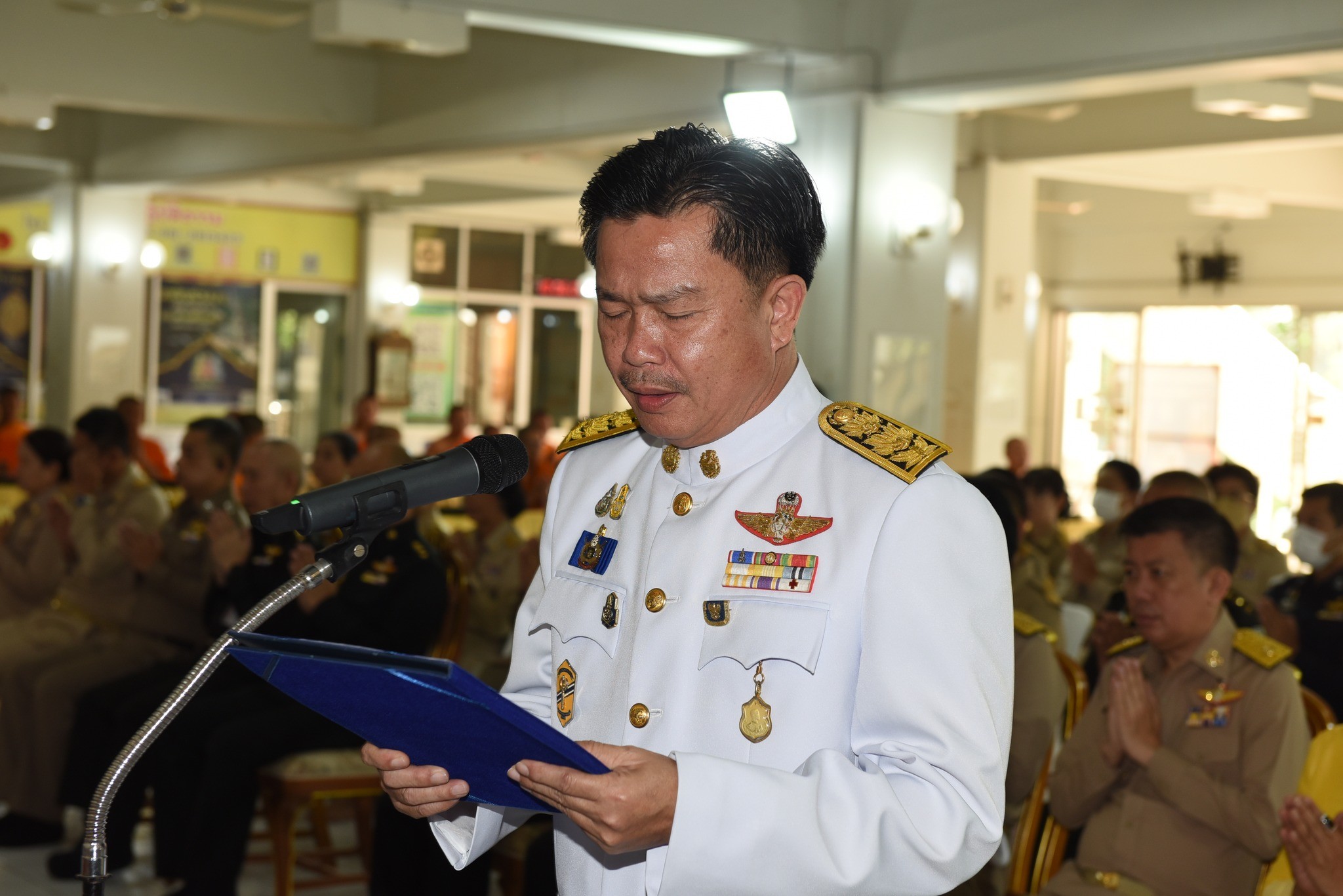 📣 พช.ราชบุรี ร่วมพิธีถวายภัตตาหารพระราชทานของพระบาทสมเด็จพระเจ้าอยู่หัว แด่พระภิกษุสามเณร ผู้เข้าสอบบาลีสนามหลวง ครั้งที่ 1 ครั้งหลัง ปี พ.ศ. 2567