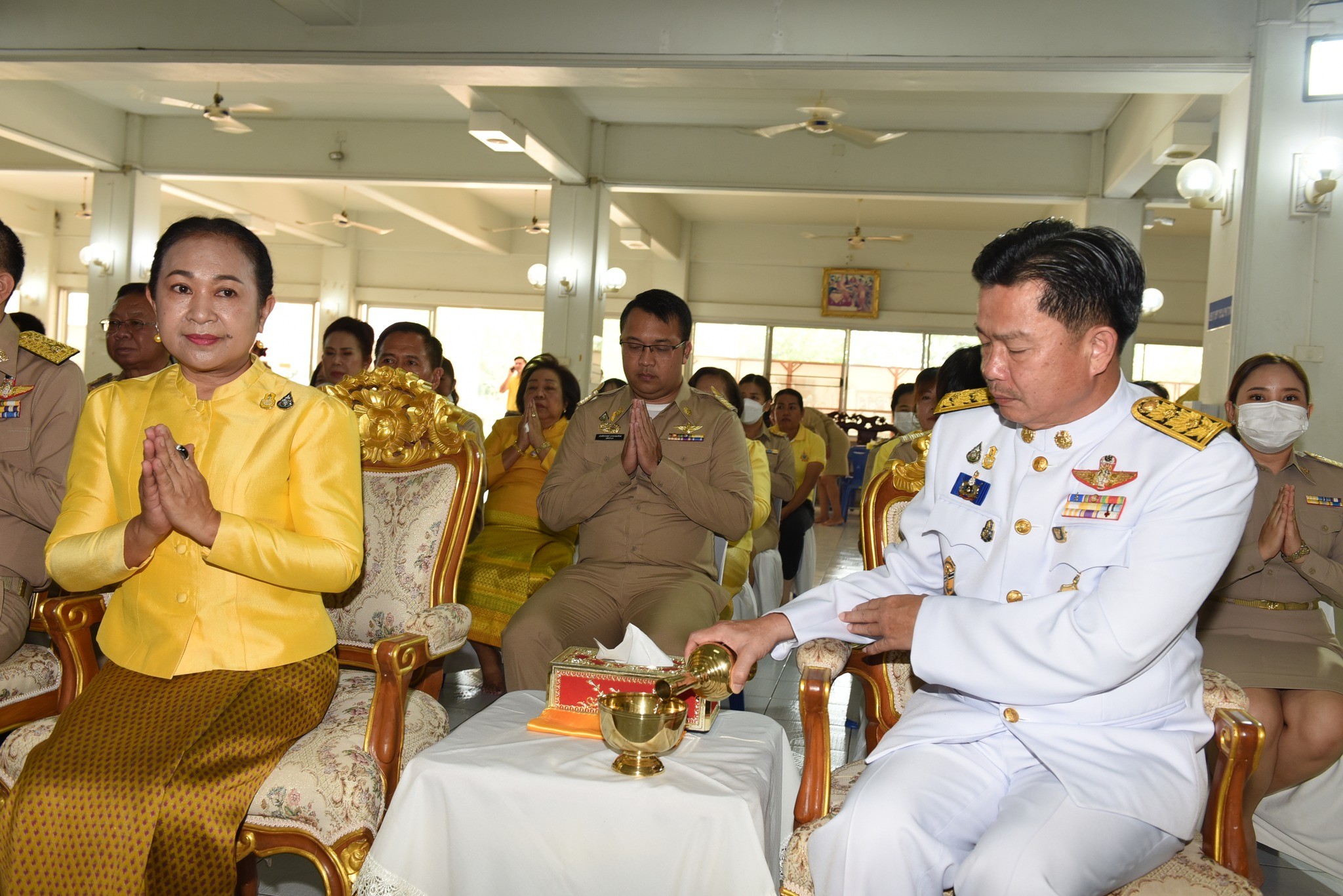 📣 พช.ราชบุรี ร่วมพิธีถวายภัตตาหารพระราชทานของพระบาทสมเด็จพระเจ้าอยู่หัว แด่พระภิกษุสามเณร ผู้เข้าสอบบาลีสนามหลวง ครั้งที่ 1 ครั้งหลัง ปี พ.ศ. 2567