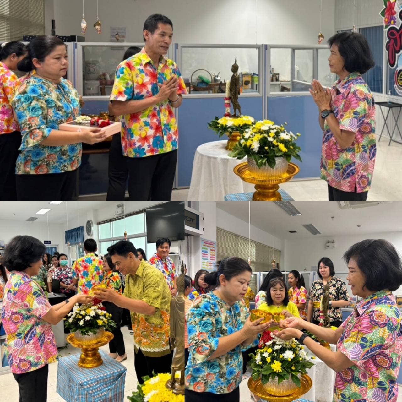 📣 พช.ราชบุรี จัดกิจกรรรมสืบสานประเพณีไทย เนื่องในเทศกาลสงกรานต์ ปี 2567 สรงน้ำพระและรดน้ำขอพรพัฒนาการจังหวัดราชบุรี 💦