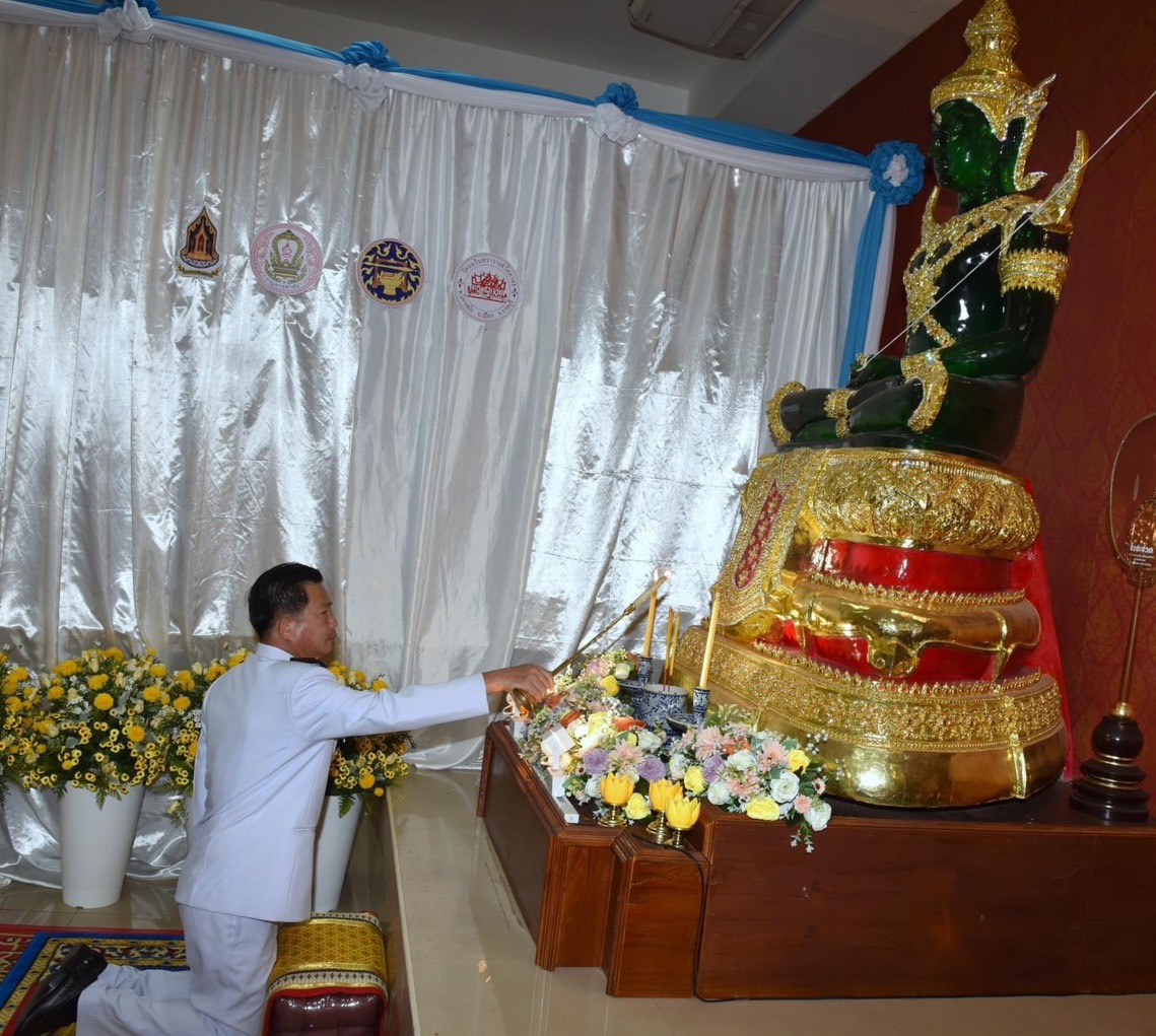 📣 พช.ราชบุรี เข้าร่วมพิธีเจริญพระพุทธมนต์ถวายพระกุศล สมเด็จพระเจ้าลูกยาเธอ เจ้าฟ้าทีปังกรรัศมีโชติ มหาวชิโรตตมางกูร สิริวิบูลยราชกุมาร เนื่องในโอกาสวันคล้ายวันประสูติ วันที่ 29 เมษายน 2567