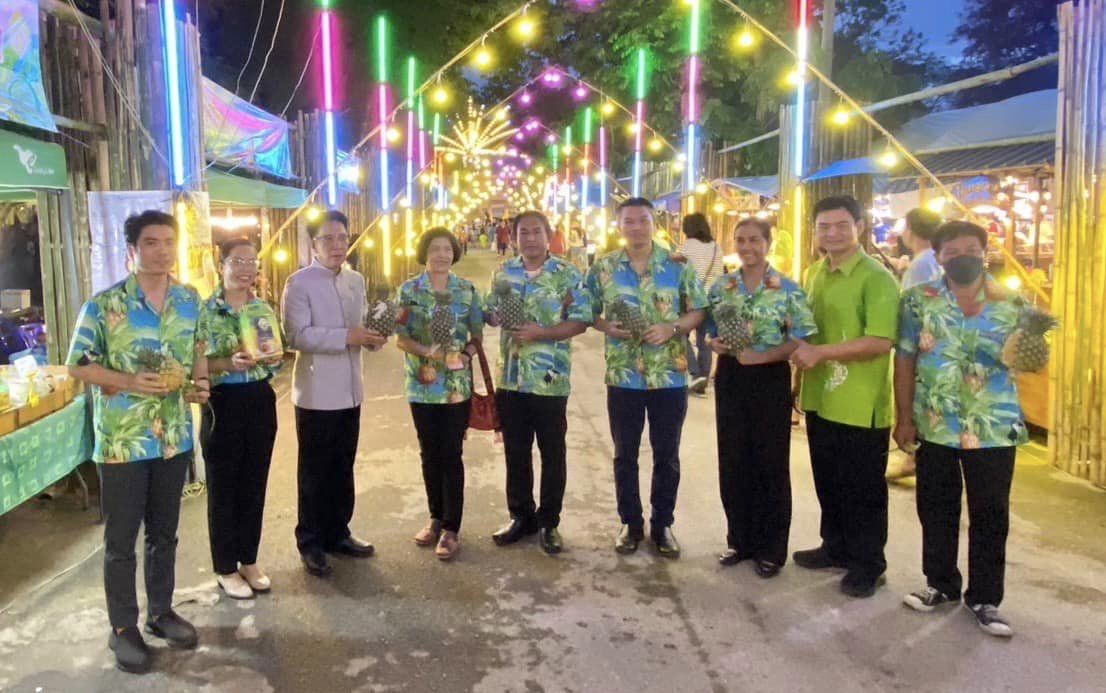 🍍 พช.ราชบุรี ร่วมพิธีเปิดงานสับปะรดหวานบ้านคา ประจำปี 2567 🍍