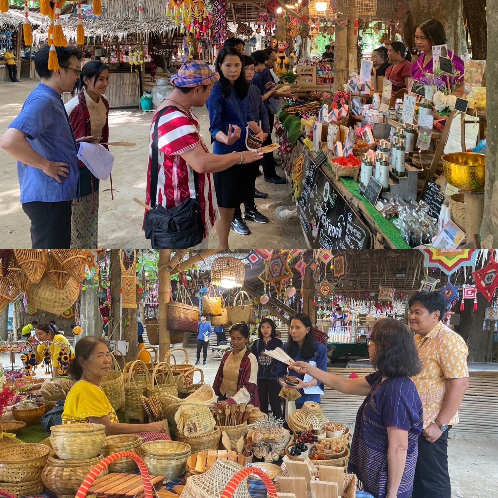 📣 พช.ราชบุรี รับการตรวจเยี่ยม กพร.กรมการพัฒนาชุมชน ลงพื้นที่ผลักดันผลงาน การเสนอขอรับรางวัลเลิศรัฐ ประจำปีงบประมาณ พ.ศ. 2567 จังหวัดราชบุรี สาขาการบริหารราชการแบบมีส่วนร่วม ประเภทร่วมใจแก้จน ผลงาน “ตลาดโอ๊ะป่อย วิถีชุมชนสร้างเงินล้าน”