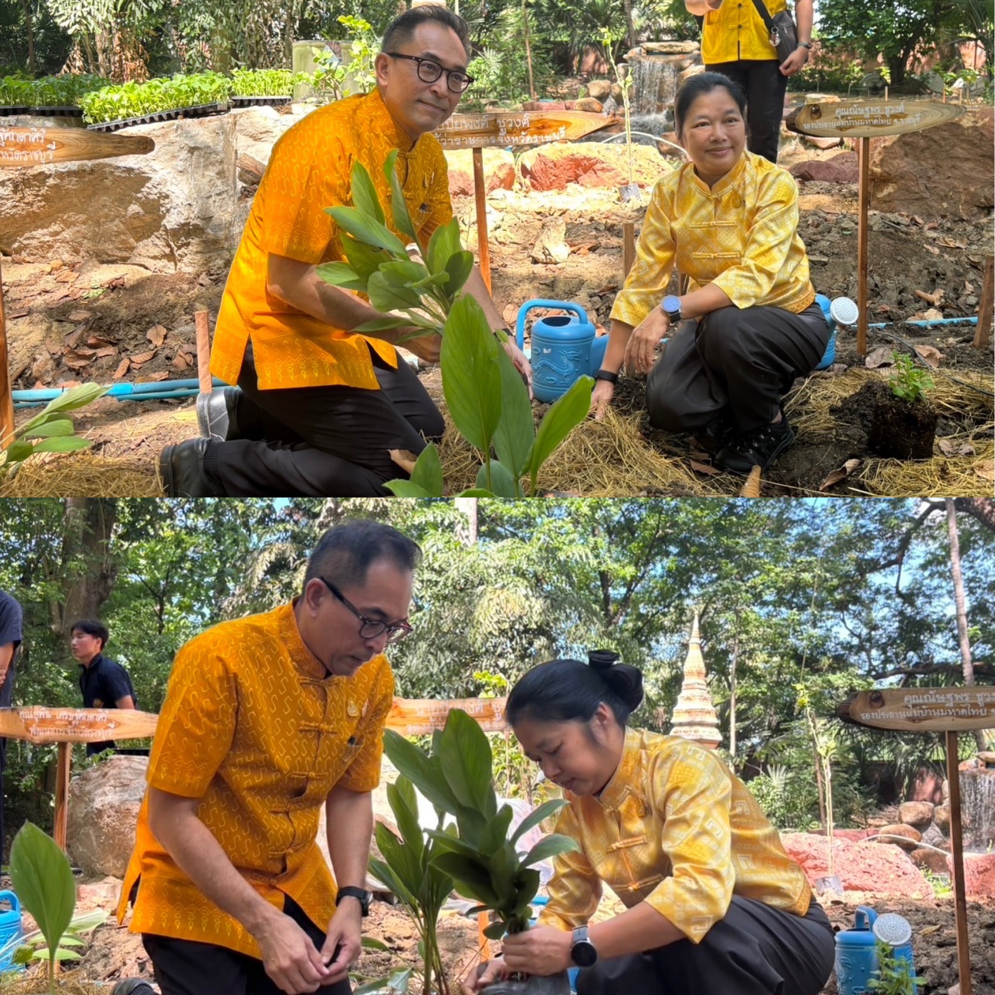 พช.ราชบุรี จัดกิจกรรม “เอามื้อสามัคคี สร้างความมั่นคงทางอาหาร ปลูกผักสวนครัว จากวัดสู่ชุมชน” ขับเคลื่อนการน้อมนำแนวพระราชดำริของสมเด็จพระกนิษฐาธิราชเจ้า กรมสมเด็จพระเทพรัตนราชสุดาฯ สยามบรมราชกุมารี สู่การปฏิบัติ