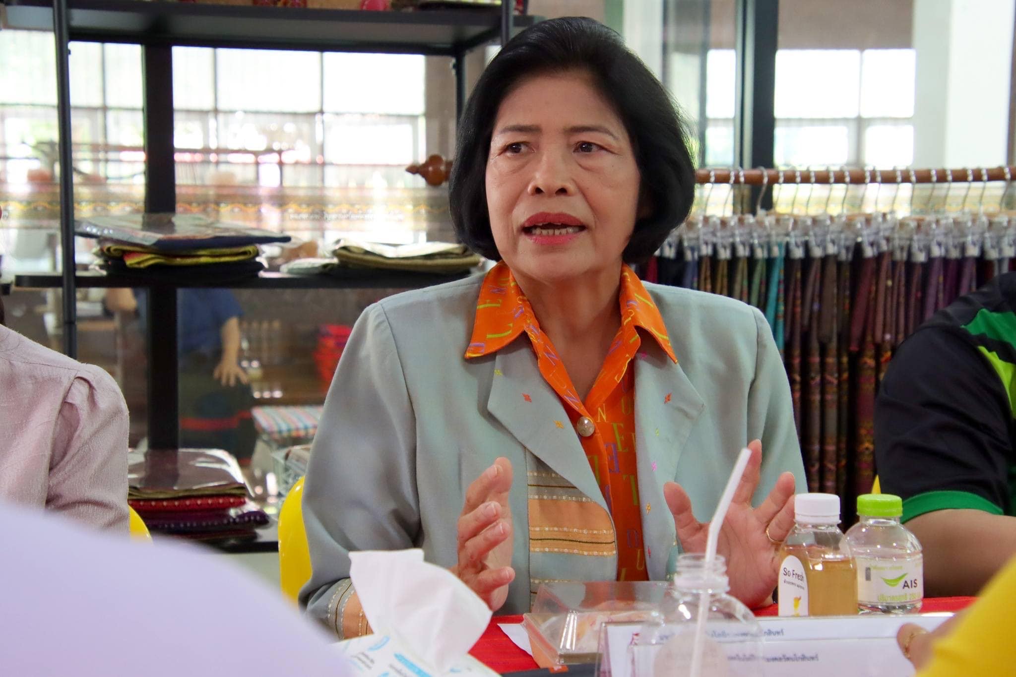 พช.ราชบุรี เข้าร่วมการเสวนา การสร้างมูลค่าทางเศรษฐกิจให้กับมรดกภูมิปัญญาทางวัฒนธรรมผ้าทอไทยวน จังหวัดราชบุรี