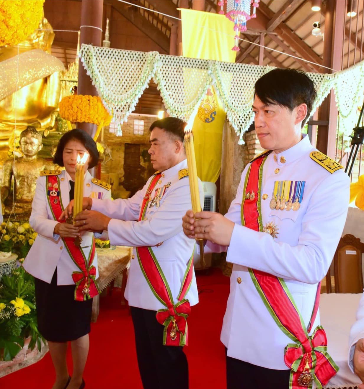 📣 พช.ราชบุรี เข้าร่วมประกอบพิธีเวียนเทียนสมโภชน้ำพระพุทธมนต์ เนื่องในโอกาสพระราชพิธีมหามงคลเฉลิมพระชนมพรรษา 6 รอบ 28 กรกฎาคม 2567