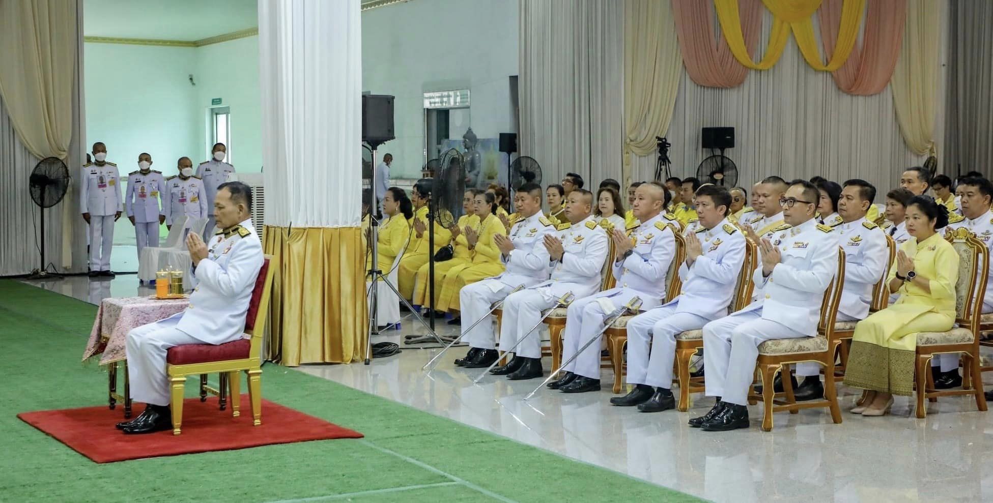 📣 พช.ราชบุรี เข้าร่วมพิธีเชิญสัญญาบัตร พัดยศ และผ้าไตร ถวายแด่พระสงฆ์ที่ทรงตั้งสมณศักดิ์ ในเขตปกครองคณะสงฆ์ ภาค 14 – 15