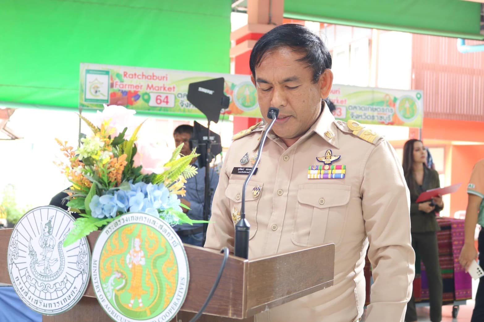 📣 พช.ราชบุรี เข้าร่วมงานประชาสัมพันธ์ตลาดเกษตรกรจังหวัดราชบุรี ⏰ วันศุกร์ที่ 19 กรกฎาคม 2567 ณ ศูนย์เรียนรู้การบริหารจัดการสินค้าเกษตรตลาดเกษตรกรจังหวัดราชบุรี