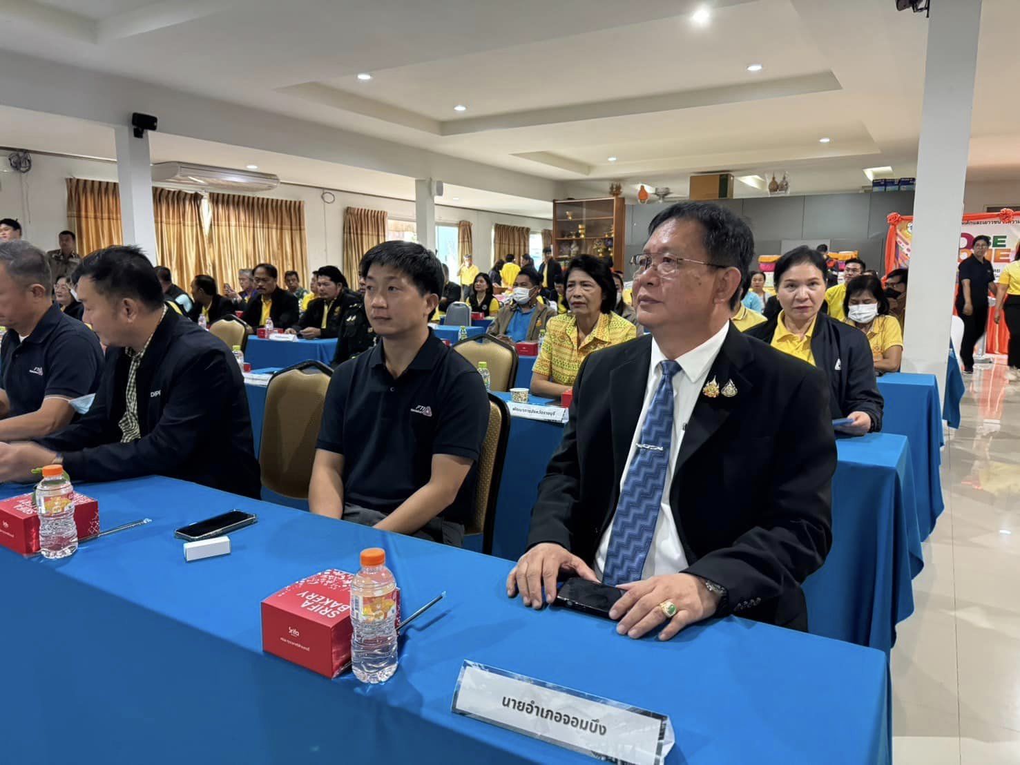 ผวจ.ราชบุรี นำคณะลงพื้นตรวจเยี่ยมสถานประกอบกิจการ เยี่ยมเยียนผู้ประกอบการภาคเอกชน ณ บริษัทราชบุรีเอ็นเตอร์ไพรส์ จำกัด  และเยี่ยมเยียนหมู่บ้านชุมชนรอบสถานประกอบการฯ