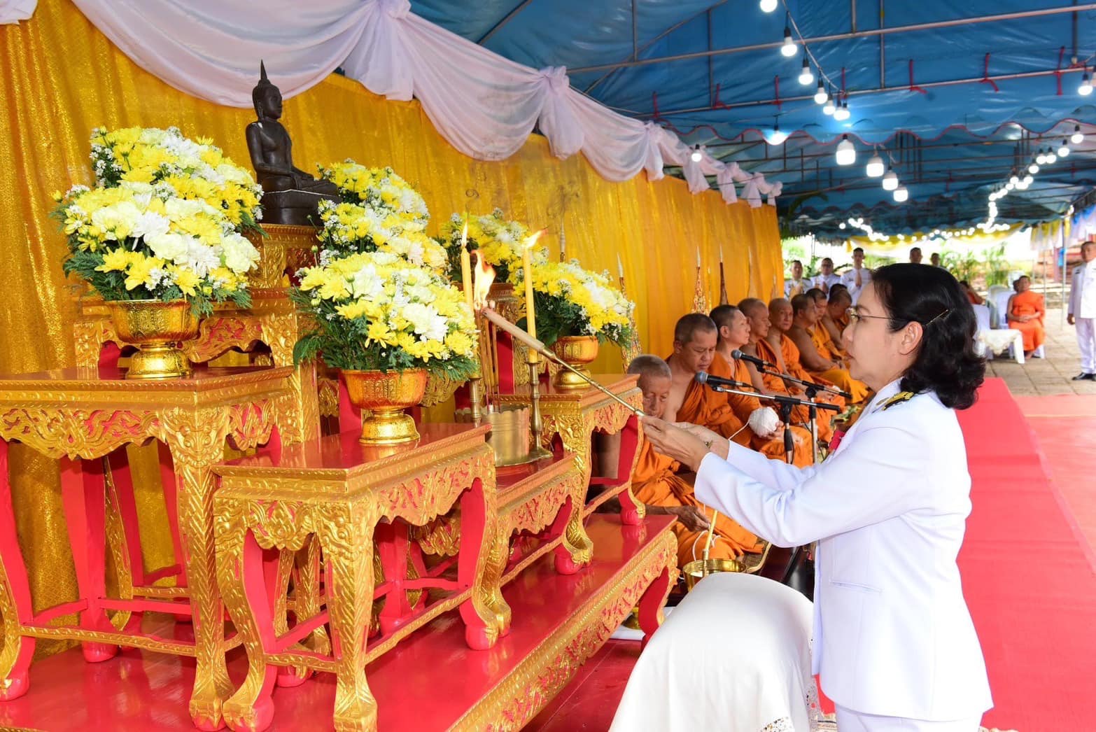 📣 พช.ราชบุรี เข้าร่วมพิธีเจริญพระพุทธมนต์เฉลิมพระเกียรติสมเด็จพระนางเจ้าสิริกิติ์ พระบรมราชินีนาถ พระบรมราชชนนีพันปีหลวง เนื่องในโอกาสวันเฉลิมพระชนมพรรษา 12 สิงหาคม 2567