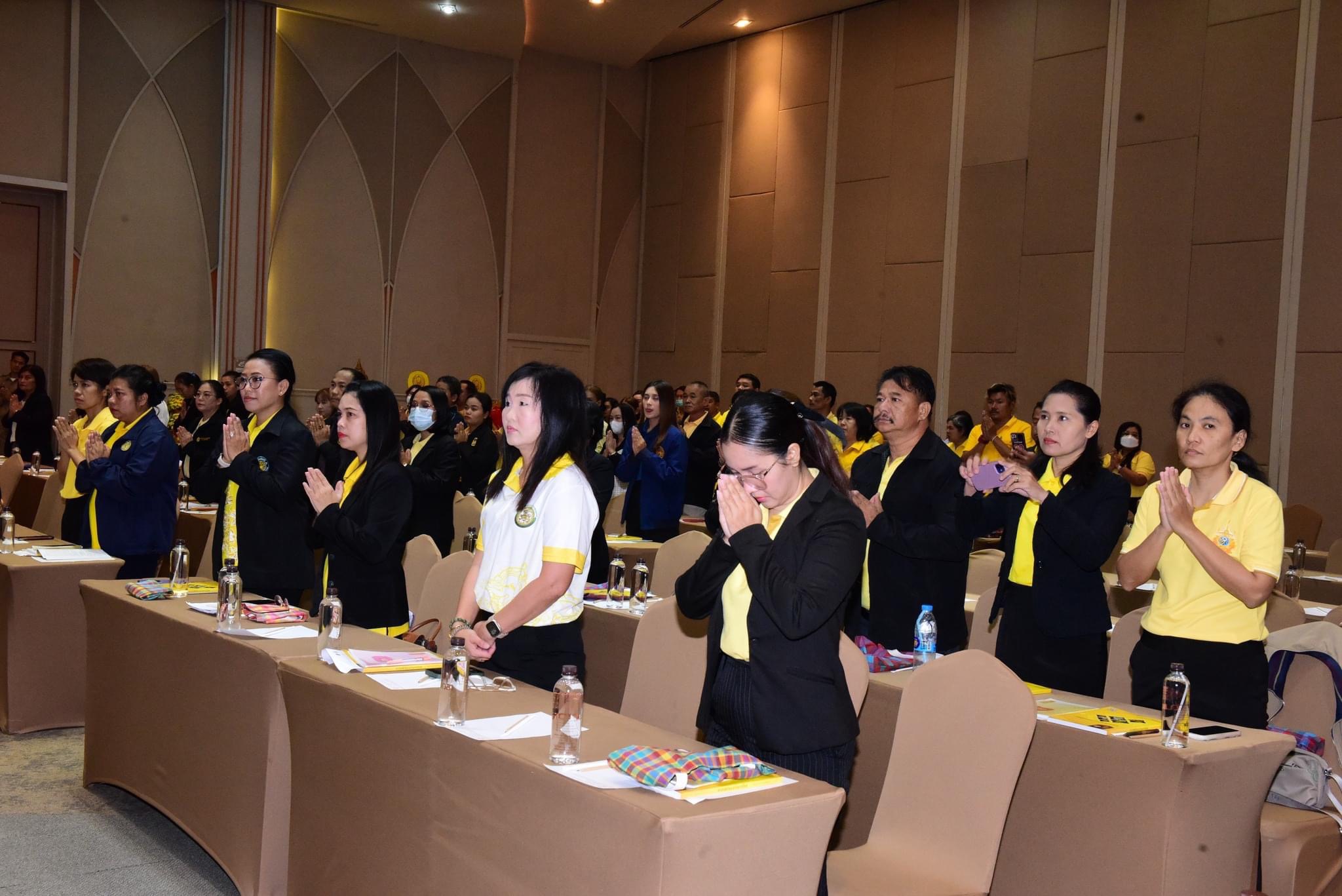 📣 พช.ราชบุรี ร่วมพิธีเปิดโครงการฝึกอบรมเชิงปฏิบัติการส่งเสริมการเรียนรู้งานรัฐพิธีและศาสนพิธีจังหวัดราชบุรี