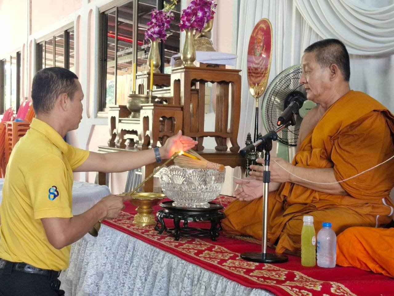 พช.บางแพ จัดกิจกรรมเนื่องในโอกาสวันคล้ายวันก่อตั้งกรมการพัฒนาชุมชน ครบรอบ 62 ปี