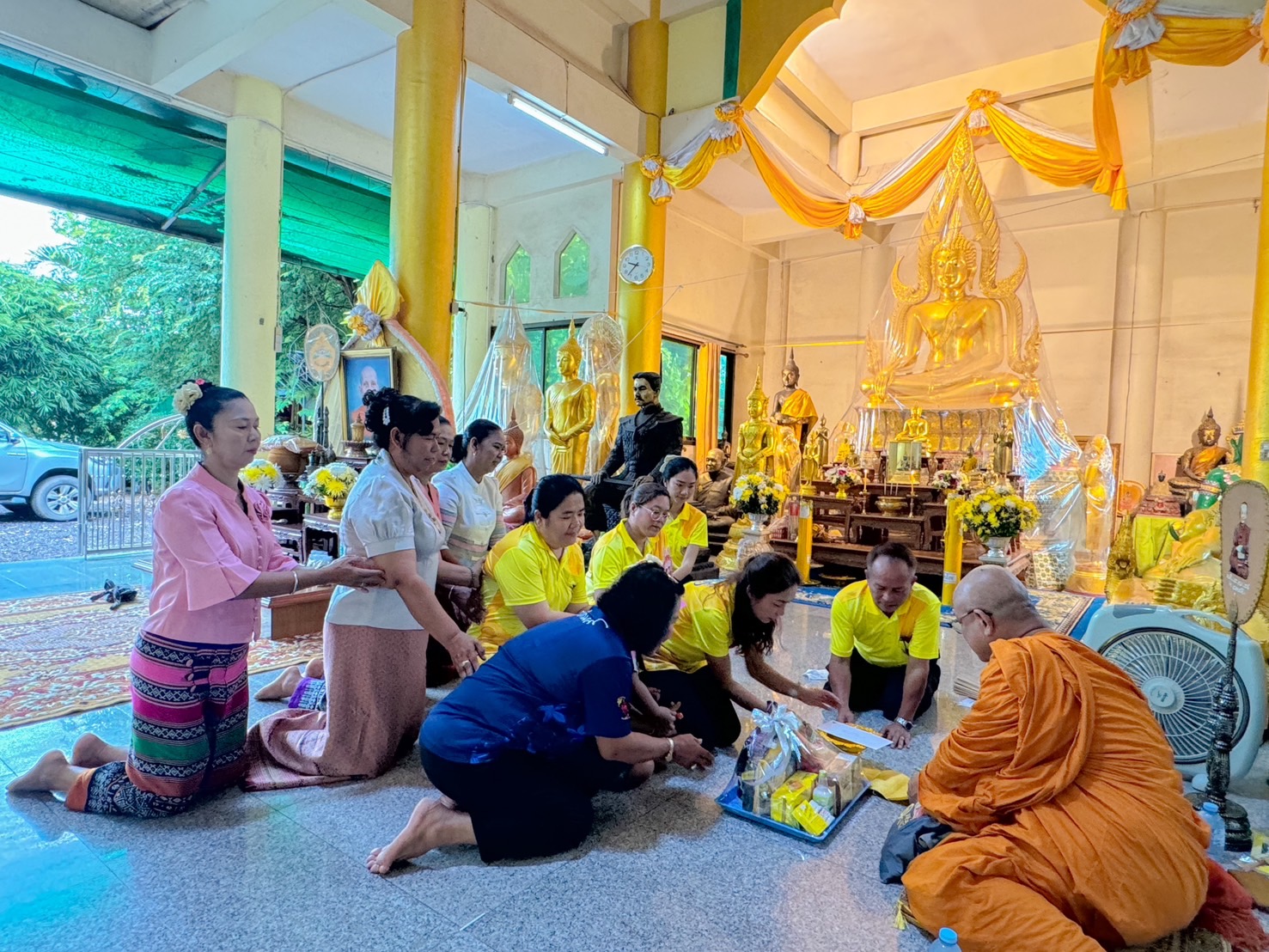 พช.ปากท่อ จัดกิจกรรมเนื่องในโอกาสวันคล้ายวันก่อตั้งกรมการพัฒนาชุมชน ครบรอบ 62 ปี