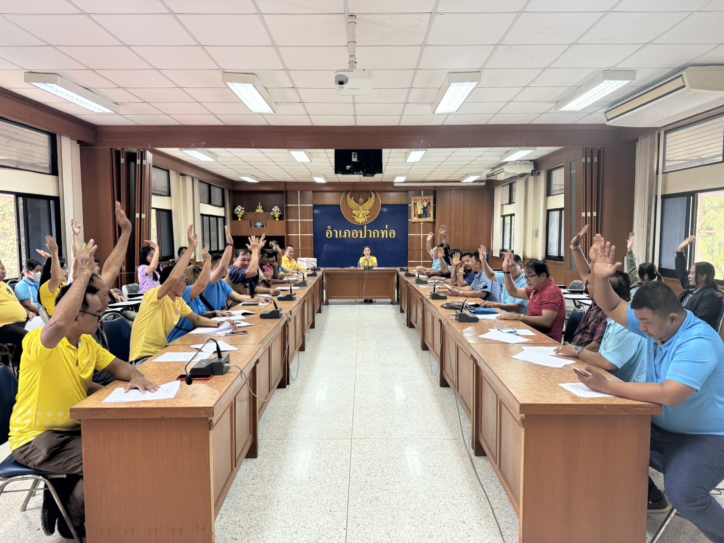 พช.ปากท่อ ดำเนินการประชุมคณะกรรมการเครือข่ายกองทุนแม่ของแผ่นดินอำเภอปากท่อ ครั้งที่ 1/2568