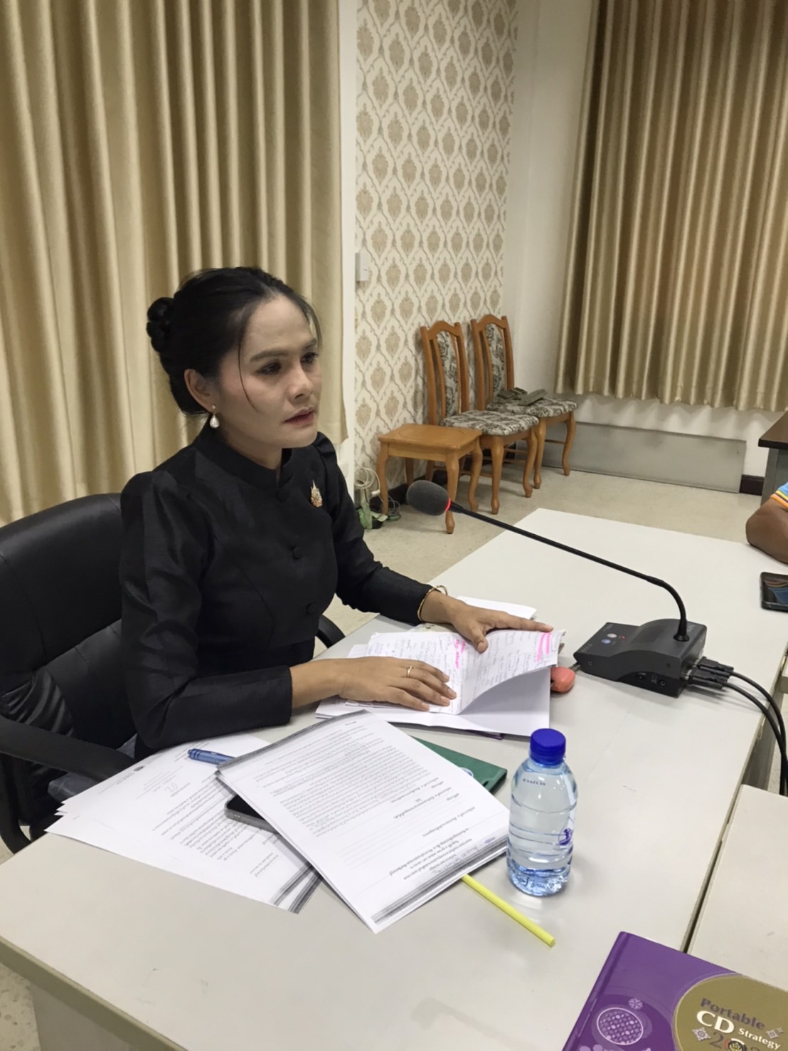 พช.บางแพ จัดประชุมคณะกรรมการเครือข่ายกองทุนแม่ของแผ่นดินอำเภอบางแพ