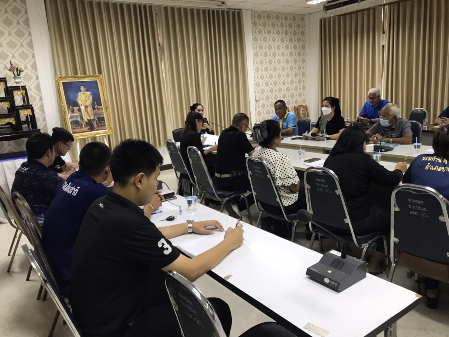 พช.บางแพ จัดประชุมคณะกรรมการเครือข่ายกองทุนแม่ของแผ่นดินอำเภอบางแพ