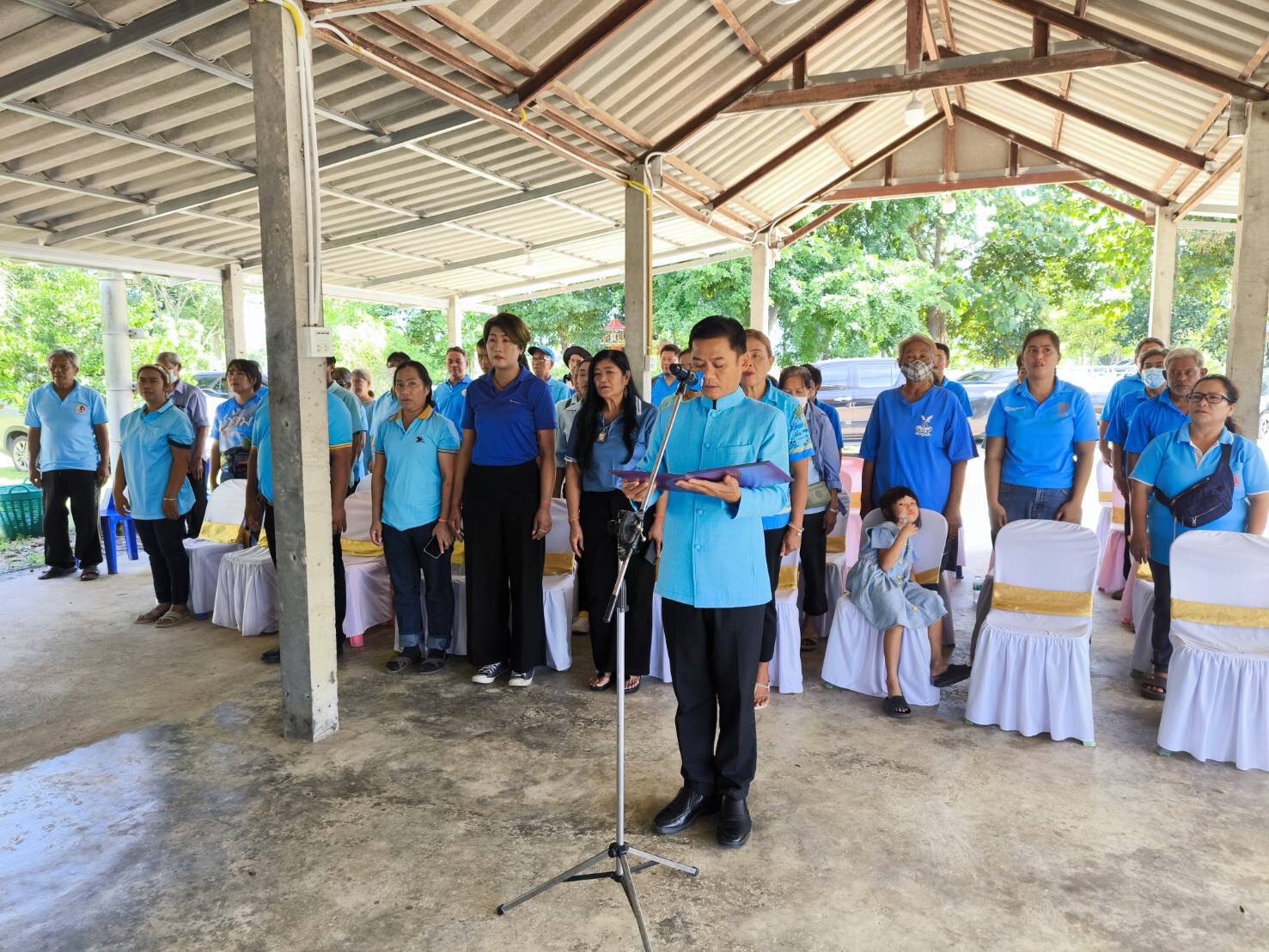พช.ราชบุรี โดยสพอ.บ้านคา ร่วมกับคณะกรรมการกองทุนแม่ของแผ่นดิน จัดพิธีอัญเชิญเงินขวัญถุงพระราชทานกองทุนแม่ของแผ่นดิน และพิธีแลกเงินขวัญถุงพระราชทานกองทุนแม่ของแผ่นดิน ปี 2567
