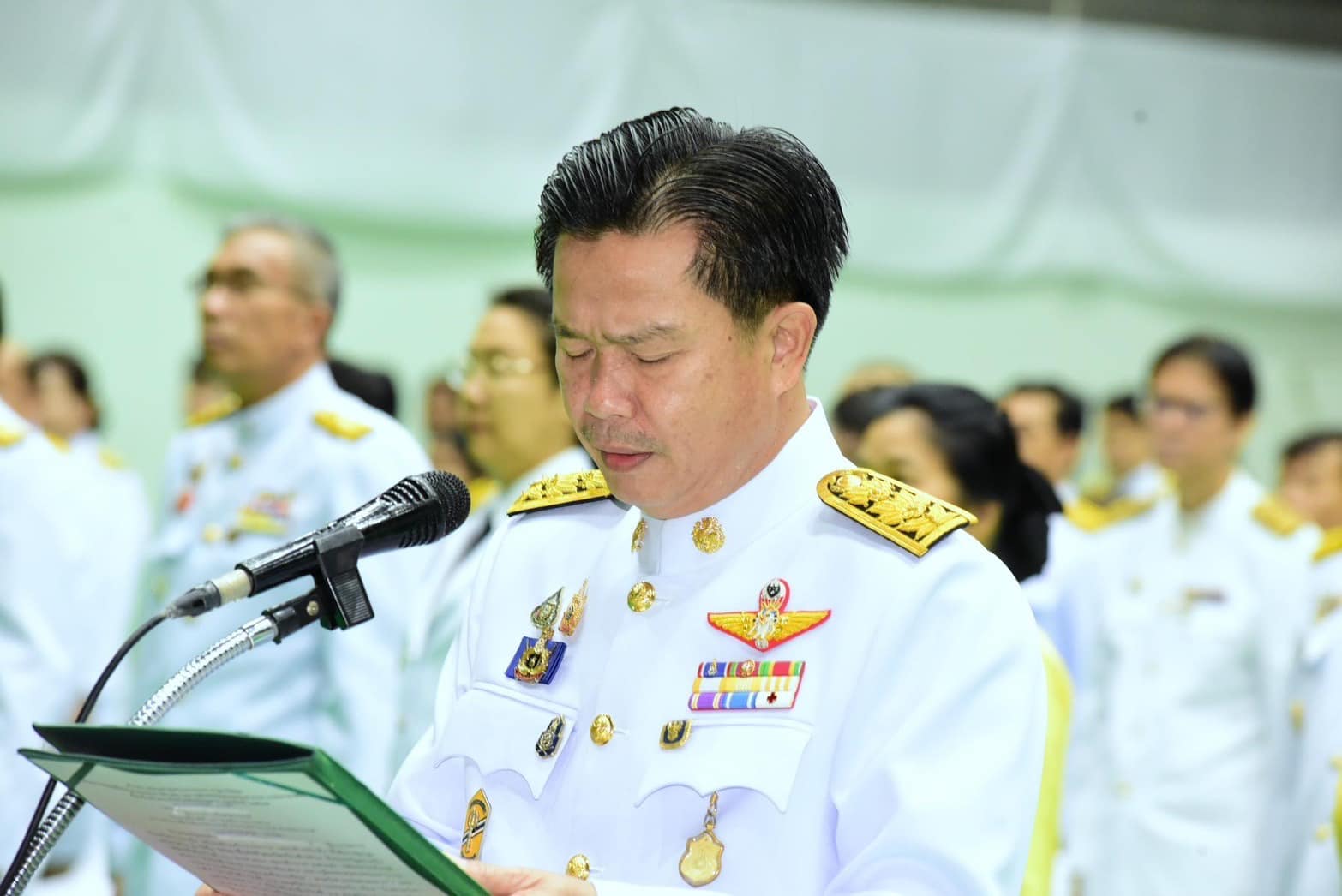 📣 พช.ราชบุรี ร่วมประกอบพิธีวางพานพุ่มดอกไม้สดเนื่องในวันพระบิดาแห่งฝนหลวง 2567 ⏰