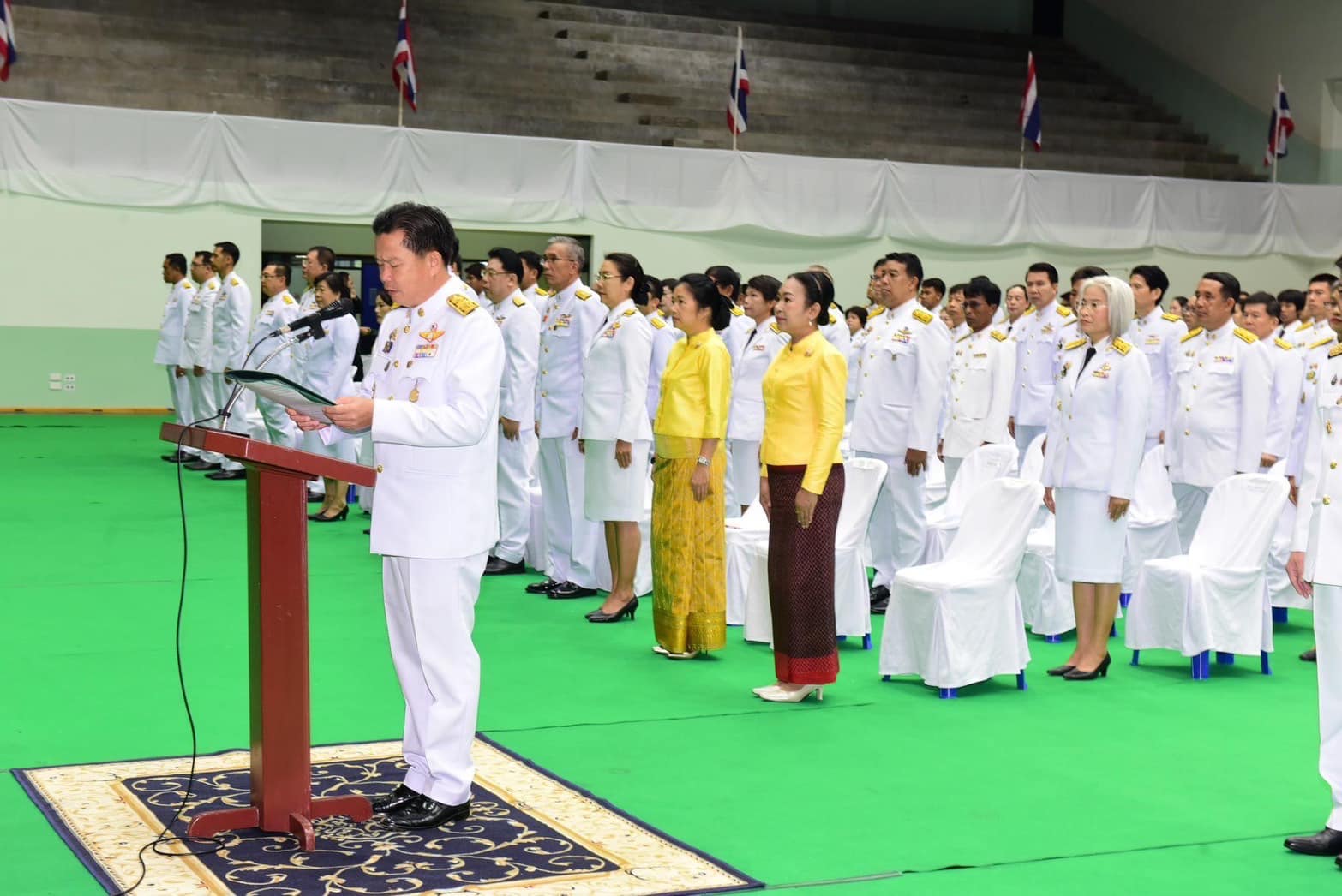 📣 พช.ราชบุรี ร่วมประกอบพิธีวางพานพุ่มดอกไม้สดเนื่องในวันพระบิดาแห่งฝนหลวง 2567 ⏰