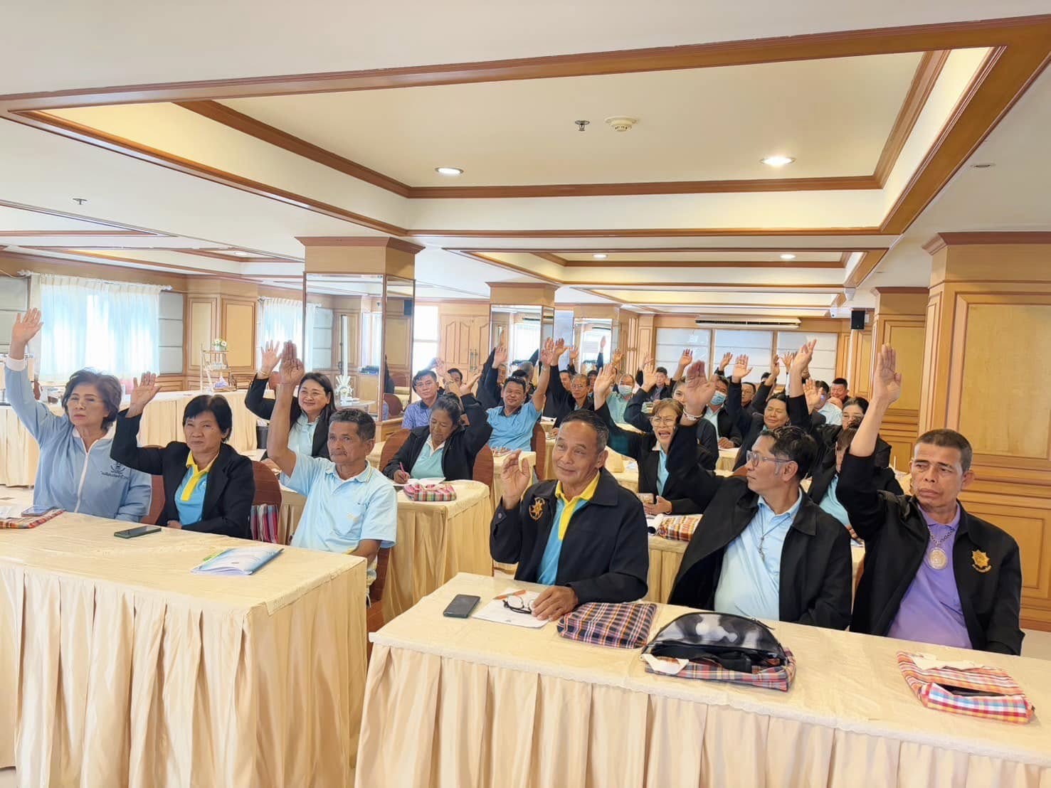 พช.ราชบุรี ดำเนินโครงการประชุมเชิงปฏิบัติการคณะกรรมการเครือข่ายกองทุนแม่ของแผ่นดินหนุนเสริมความเข้มแข็งหมู่บ้าน/ชุมชน สู่การเป็นพื้นที่ปลอดภัยจากยาเสพติด