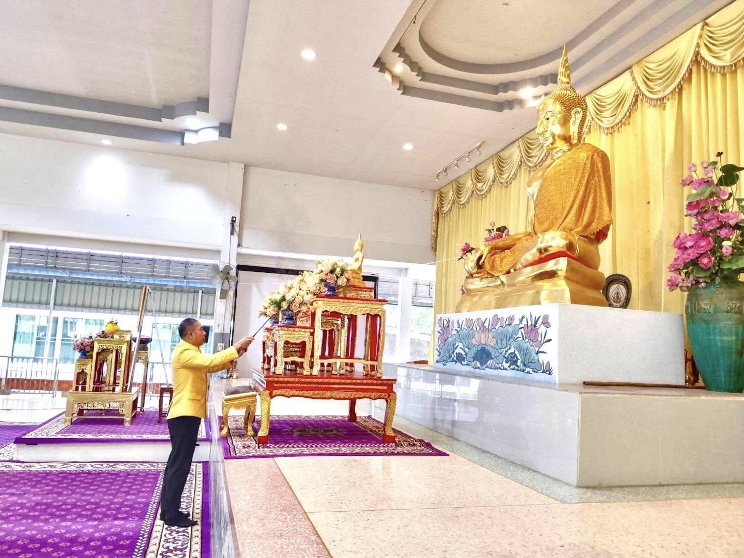 📣 พช.ราชบุรี เข้าร่วมพิธีเจริญพระพุทธมนต์เฉลิมพระเกียรติถวายพระพรชัยมงคลแด่ พระบาทสมเด็จพระเจ้าอยู่หัว เนื่องในโอกาสวันเฉลิมพระชนมพรรษา 6 รอบ 28 กรกฎาคม 2567