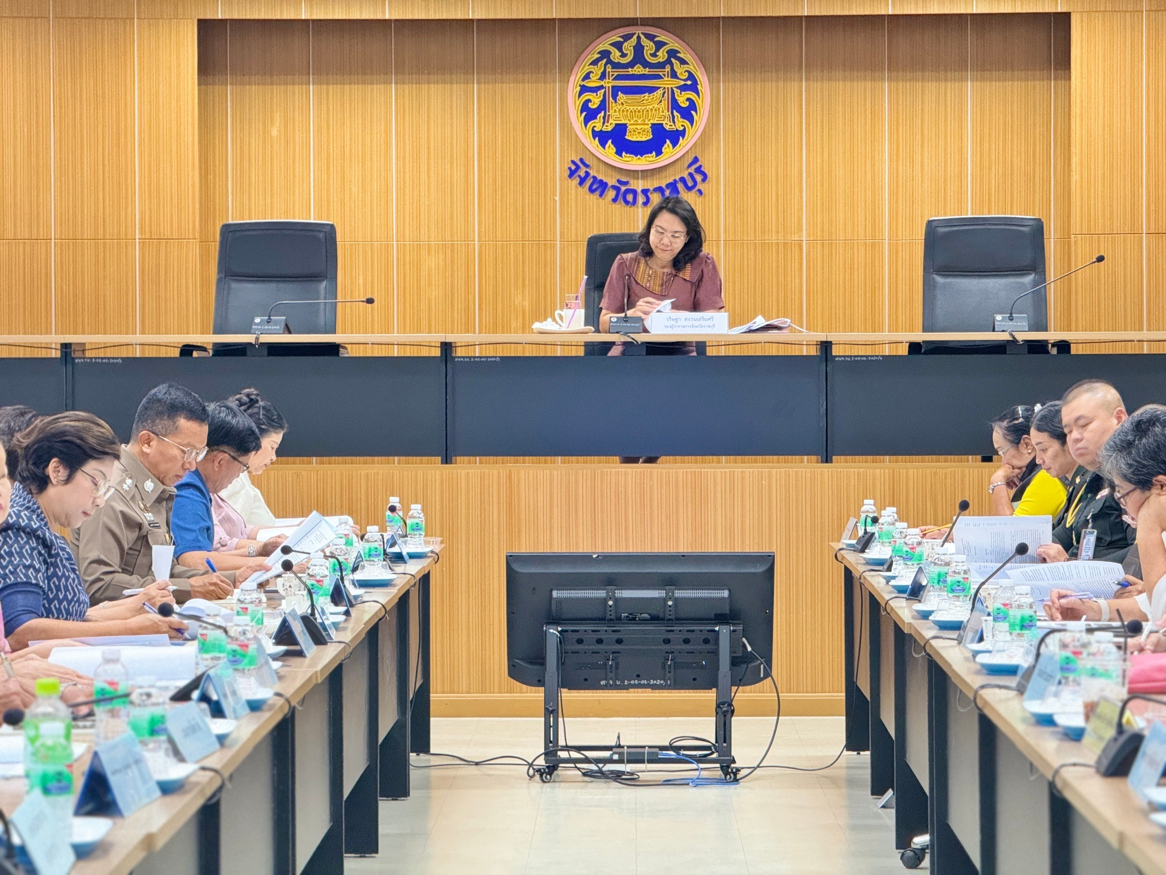 📣พช.ราชบุรี จัดประชุมเชิงปฏิบัติการส่งเสริมการบูรณาการกลไกการขับเคลื่อนการขจัดความยากจน ระดับจังหวัด