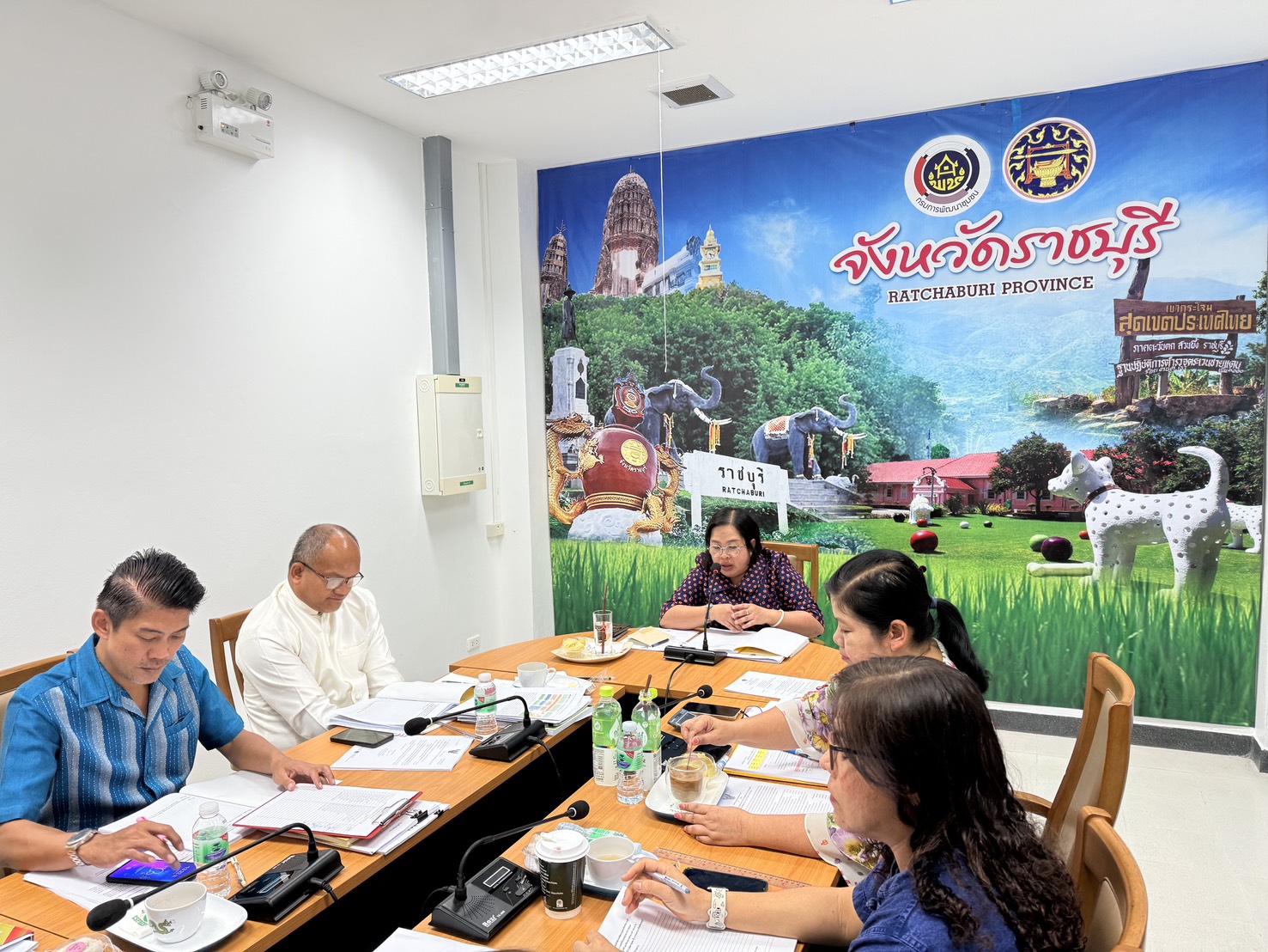 📣 พช.ราชบุรี จัดประชุมสำนักงานพัฒนาชุมชนจังหวัดราชบุรี ครั้งที่ 5 ประจำปีงบประมาณ พ.ศ. 2568