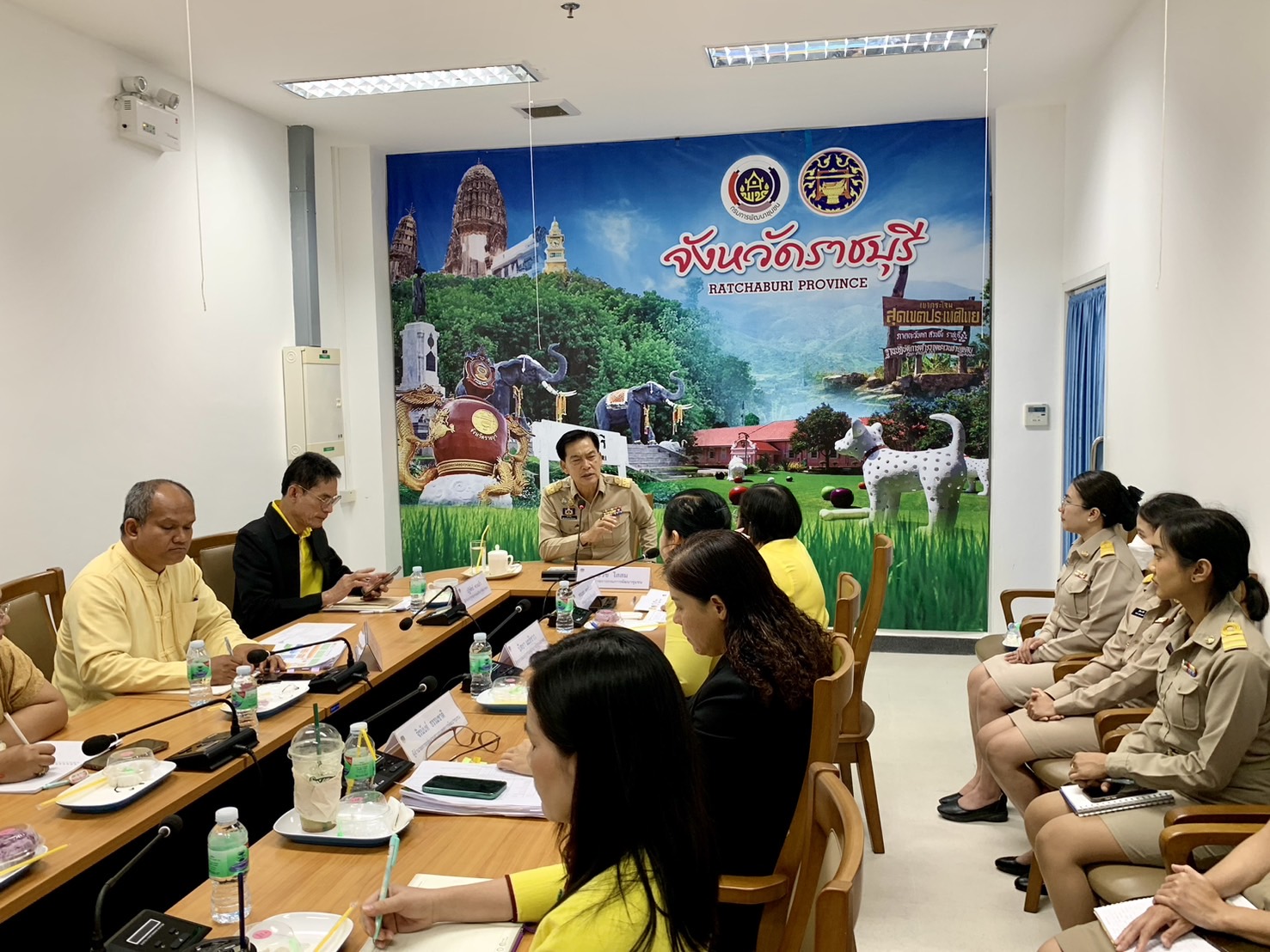 📣 พช.ราชบุรี รับการตรวจราชการของผู้ตรวจราชการกรมการพัฒนาชุมชน (นายธวัช ใสสม)