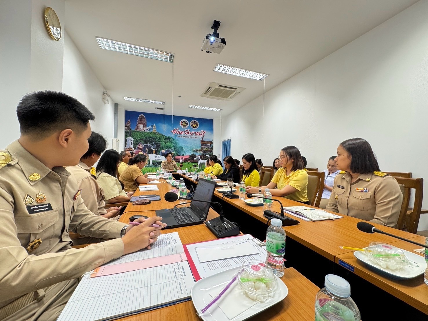 📣 พช.ราชบุรี รับการตรวจราชการของผู้ตรวจราชการกรมการพัฒนาชุมชน (นายธวัช ใสสม)