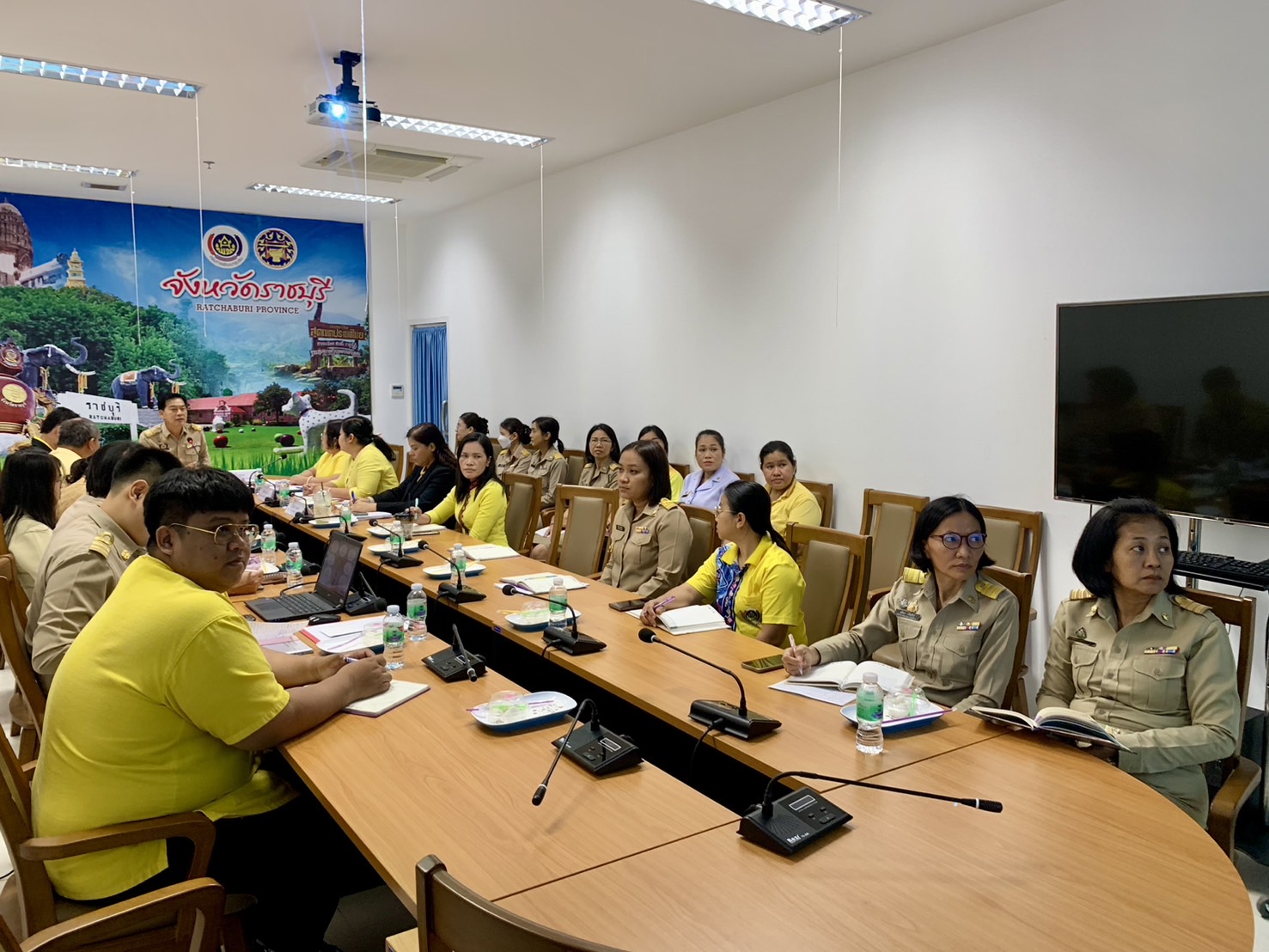 📣 พช.ราชบุรี รับการตรวจราชการของผู้ตรวจราชการกรมการพัฒนาชุมชน (นายธวัช ใสสม)