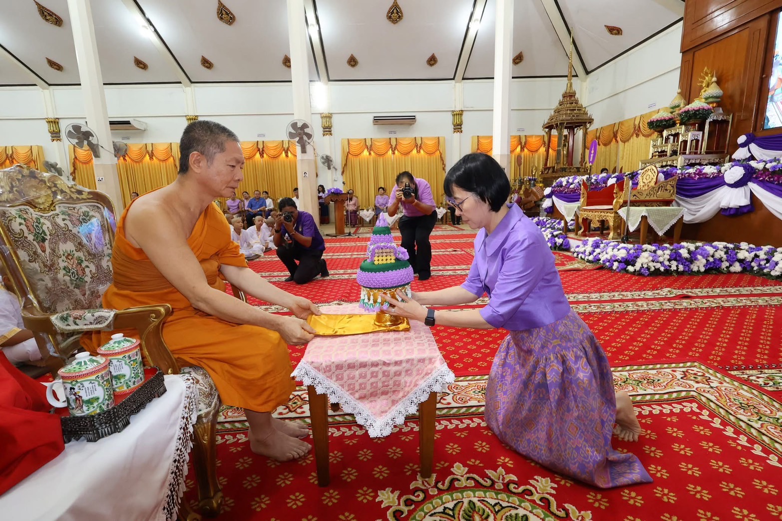 🎯พช.ราชบุรี ร่วมพิธีบรรพชาสามเณร เฉลิมพระเกียรติสมเด็จพระกนิษฐาธิราชเจ้า กรมสมเด็จพระเทพรัตนราชสุดาฯ สยามบรมราชกุมารี เนื่องในโอกาสทรงเจริญพระชนมายุ 70 พรรษา 5 เมษายน 2568