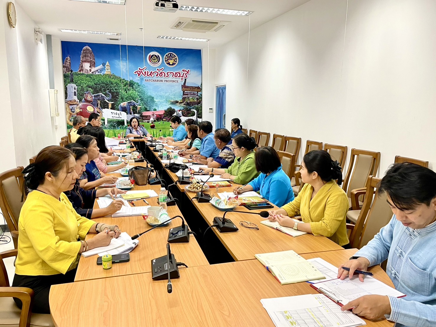 📣 พช.ราชบุรี จัดประชุมสำนักงานพัฒนาชุมชนจังหวัดราชบุรี ครั้งที่ 6 ประจำปีงบประมาณ พ.ศ. 2568
