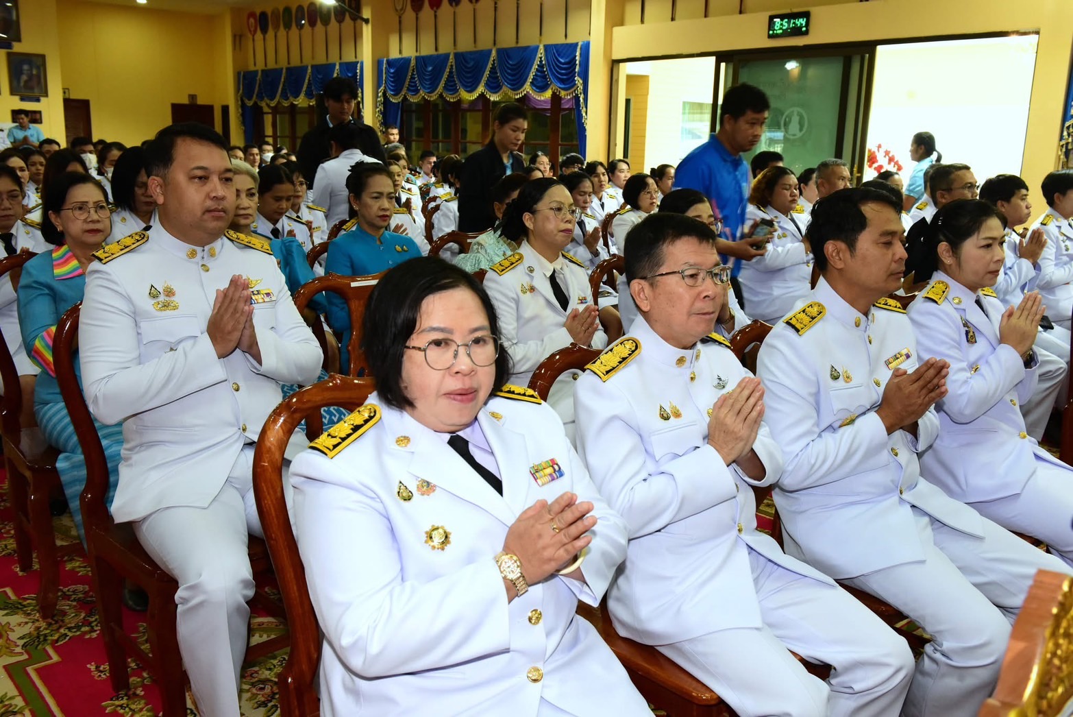 📣 พช.ราชบุรี ร่วมพิธีเจริญพระพุทธมนต์เฉลิมพระเกียรติ สมเด็จพระเจ้าลูกยาเธอ เจ้าฟ้าทีปังกรรัศมีโชติ มหาวชิโรตตมางกูร สิริวิบูลยราชกุมาร เนื่องในโอกาสวันคล้ายวันประสูติ