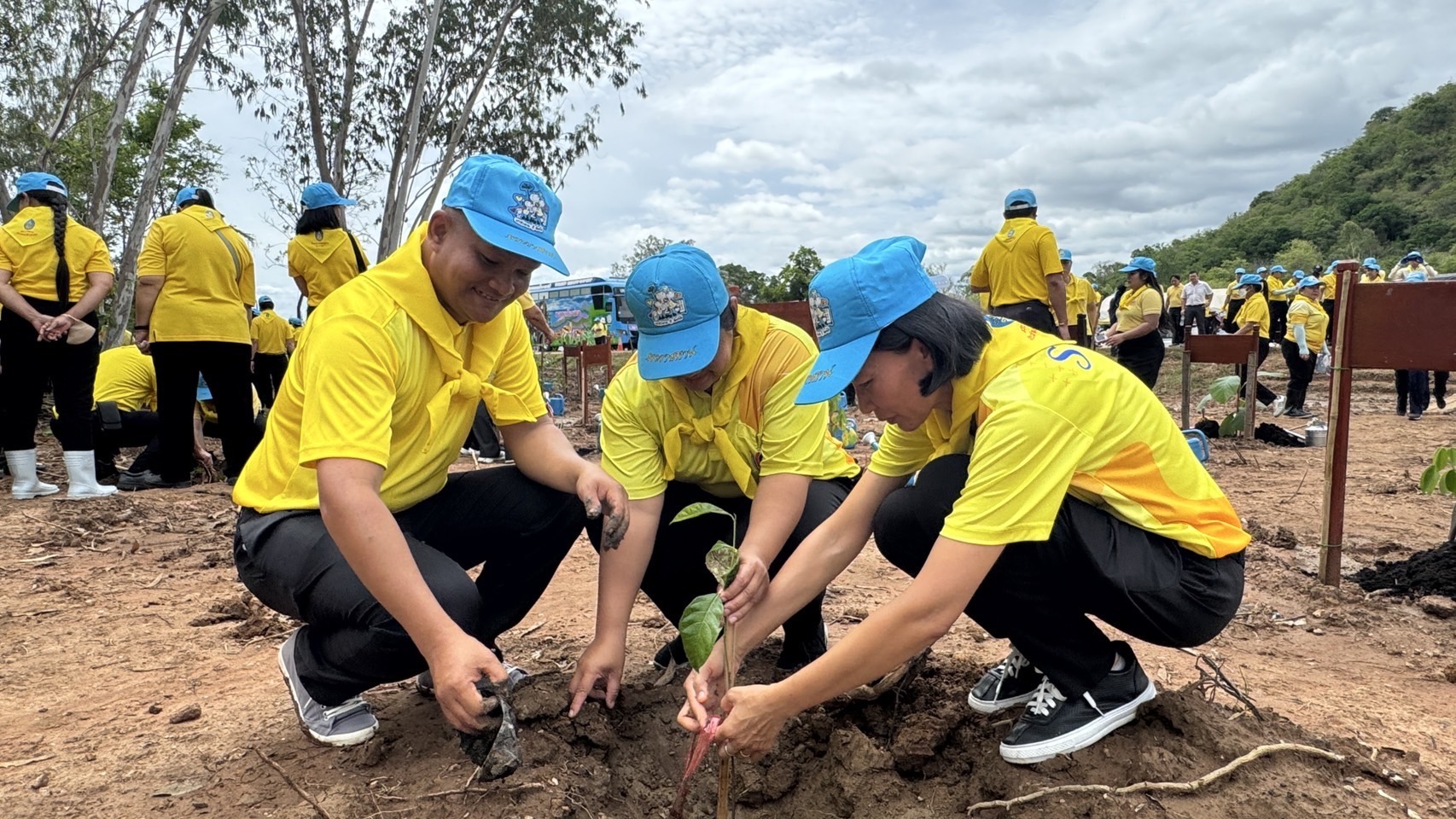 📣 พช. ราชบุรี เข้าร่วมกิจกรรมจิตอาสา “อุตสาหกรรมรวมใจ ปลูกต้นไม้ ฟื้นฟูป่า”