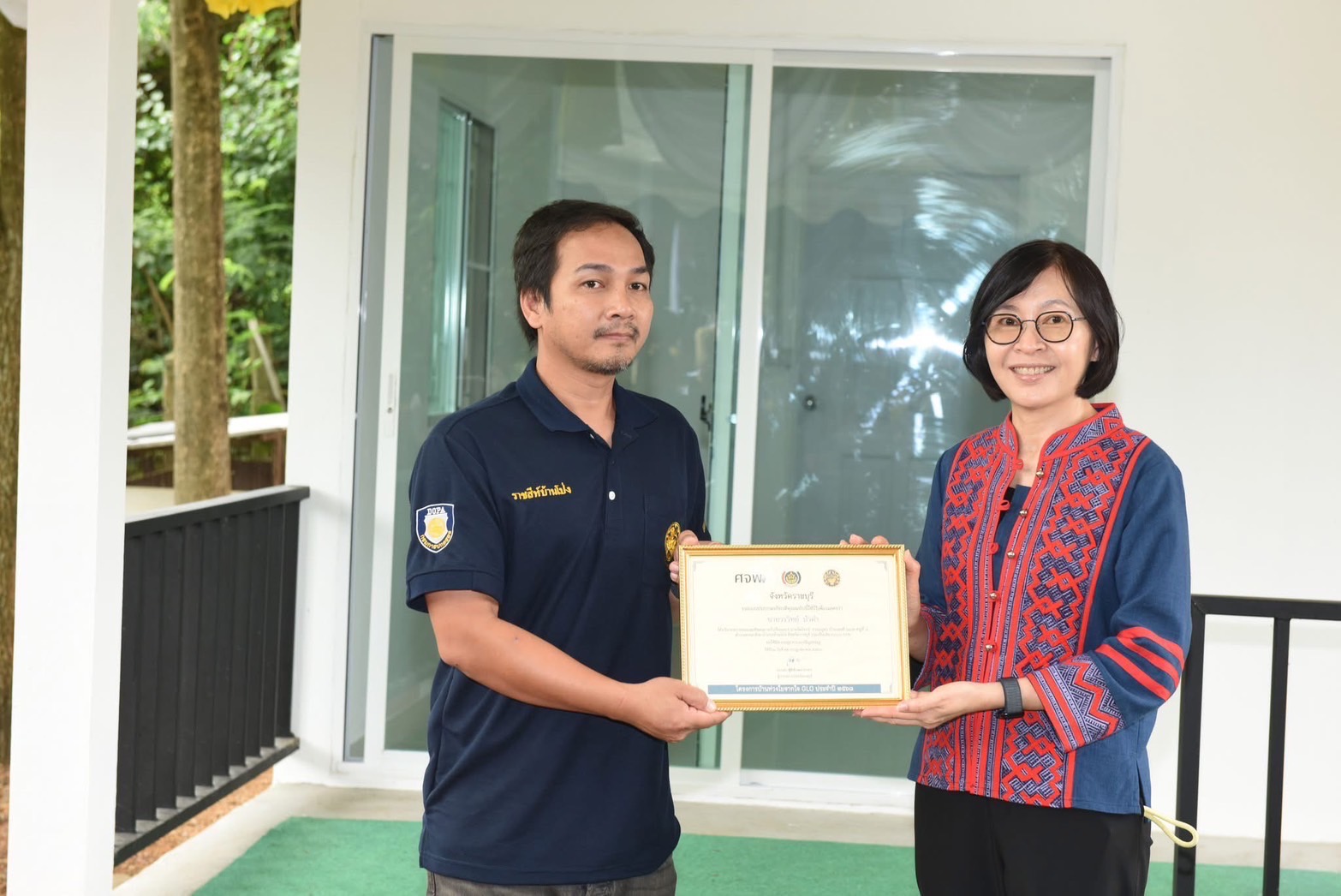 📣 พช.ราชบุรี จัดพิธีส่งมอบบ้านตามโครงการบ้านห่วงใยจากใจ GLO ประจำปี 2568